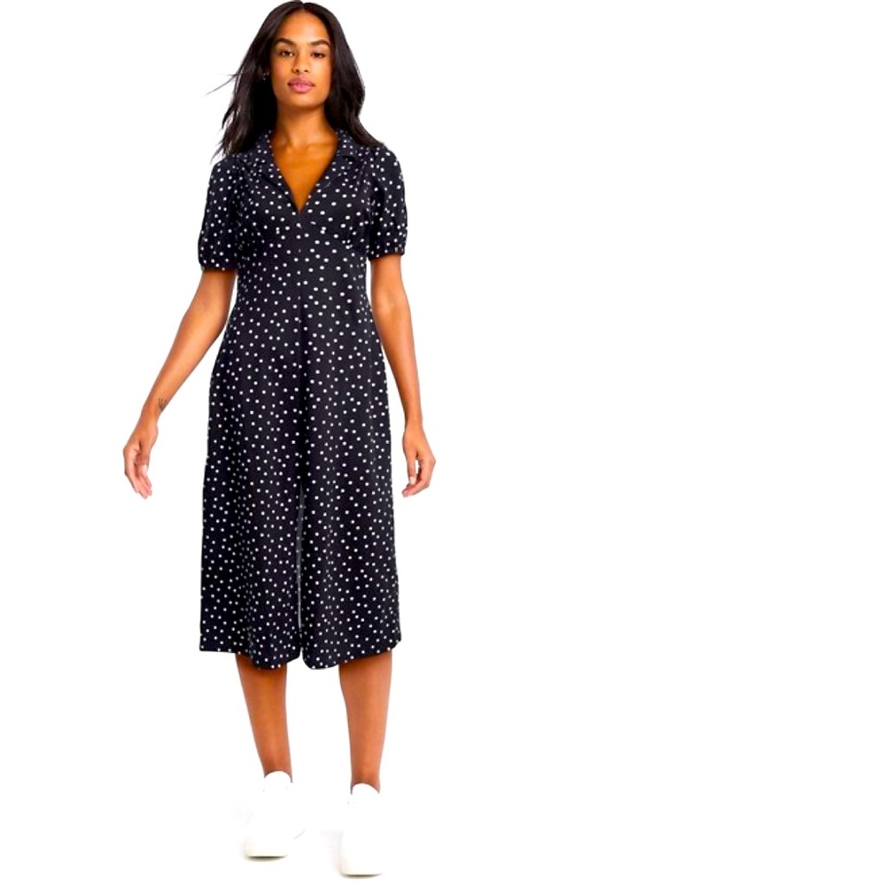 NWT ASOS DESIGN ultimate midi polka dot tea dress